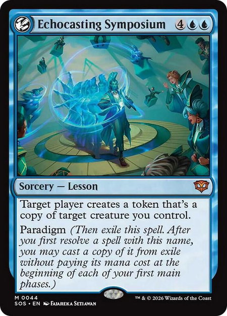 Echocasting Symposium - Secrets of Strixhaven Magic: The Gathering trading card