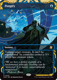 Pongify - Secrets of Strixhaven: Mystical Archive (SOA) #20 - Rare Magic: The Gathering Trading Card