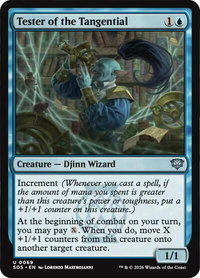 Tester of the Tangential - Secrets of Strixhaven (SOS) #69 - Uncommon Magic: The Gathering Trading Card