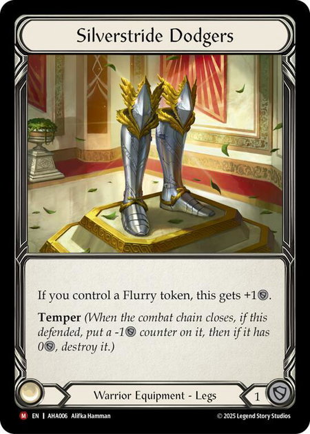Silverstride Dodgers - Armory Deck Origins: Hala Flesh and Blood trading card