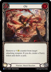 Ole (Blue) - Armory Deck Origins: Hala (AHA) #AHA021 - Rare Flesh and Blood Trading Card