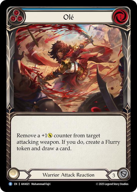 Ole (Blue) - Armory Deck Origins: Hala Flesh and Blood trading card