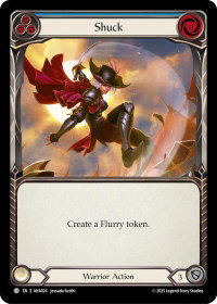 Shuck (Blue) - Armory Deck Origins: Hala (AHA) #AHA024 - Common Flesh and Blood Trading Card