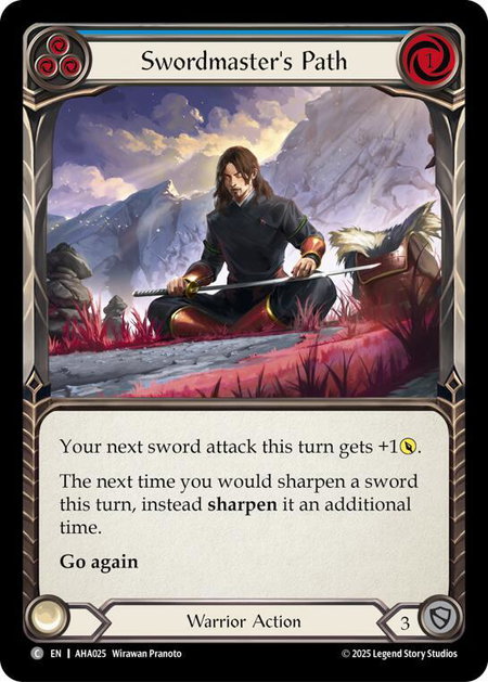 Swordmasters Path (Blue) - Armory Deck Origins: Hala Flesh and Blood trading card