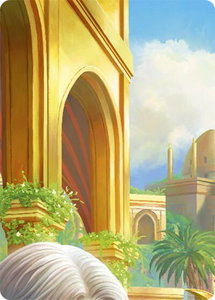 Riches of Tropal-Dhani Art Card (Top Left) - Compendium of Rathe - Antiquity Pack (ANQ) #null - None Flesh and Blood Trading Card