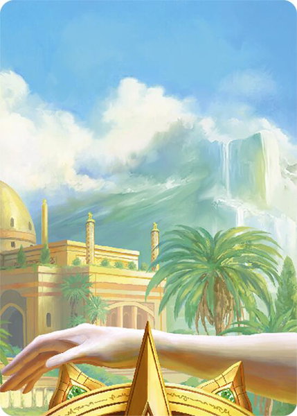 Riches of Tropal-Dhani Art Card (Top Center) - Compendium of Rathe - Antiquity Pack Flesh and Blood trading card