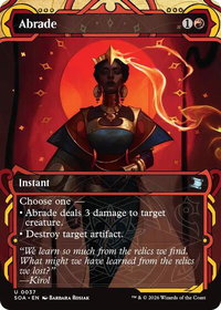 Abrade - Secrets of Strixhaven: Mystical Archive (SOA) #37 - Uncommon Magic: The Gathering Trading Card