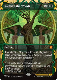 Awaken the Woods - Secrets of Strixhaven: Mystical Archive (SOA) #49 - Mythic Rare Magic: The Gathering Trading Card