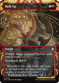 Bulk Up - Secrets of Strixhaven: Mystical Archive (SOA) #40 - Uncommon Magic: The Gathering Trading Card