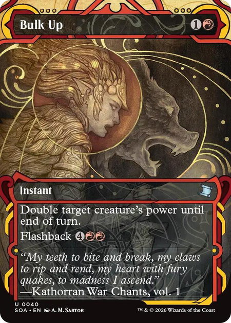 Bulk Up - Secrets of Strixhaven: Mystical Archive Magic: The Gathering trading card