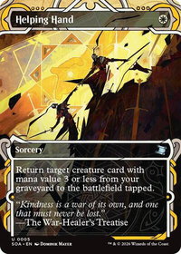 Helping Hand - Secrets of Strixhaven: Mystical Archive (SOA) #5 - Uncommon Magic: The Gathering Trading Card