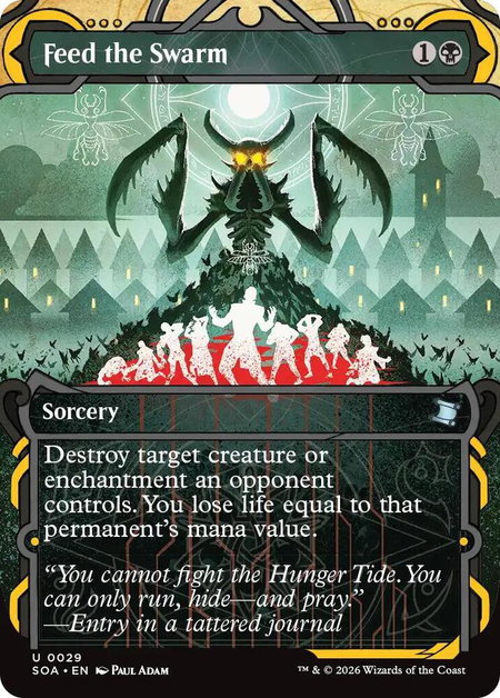 Feed the Swarm - Secrets of Strixhaven: Mystical Archive Magic: The Gathering trading card