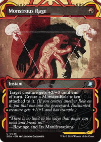 Monstrous Rage - Secrets of Strixhaven: Mystical Archive (SOA) #45 - Uncommon Magic: The Gathering Trading Card