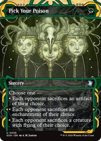 Pick Your Poison - Secrets of Strixhaven: Mystical Archive (SOA) #55 - Uncommon Magic: The Gathering Trading Card