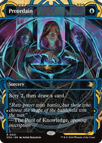 Preordain - Secrets of Strixhaven: Mystical Archive (SOA) #21 - Rare Magic: The Gathering Trading Card