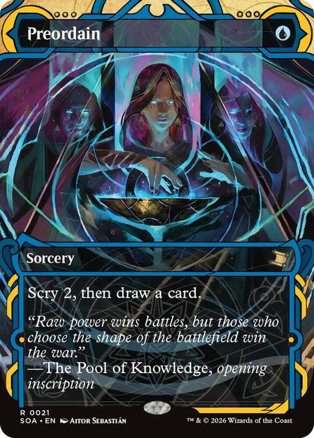 Preordain - Secrets of Strixhaven: Mystical Archive Magic: The Gathering trading card