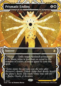 Prismatic Ending - Secrets of Strixhaven: Mystical Archive (SOA) #7 - Rare Magic: The Gathering Trading Card