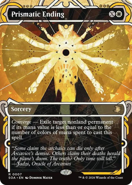 Prismatic Ending - Secrets of Strixhaven: Mystical Archive Magic: The Gathering trading card