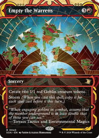 Empty the Warrens - Secrets of Strixhaven: Mystical Archive (SOA) #43 - Rare Magic: The Gathering Trading Card