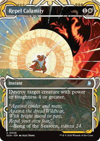 Repel Calamity - Secrets of Strixhaven: Mystical Archive (SOA) #8 - Uncommon Magic: The Gathering Trading Card