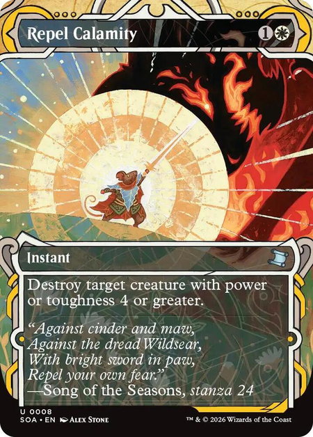 Repel Calamity - Secrets of Strixhaven: Mystical Archive Magic: The Gathering trading card