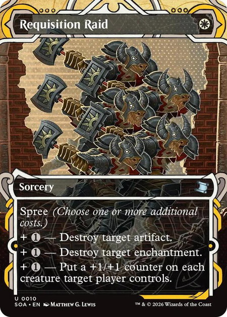 Requisition Raid - Secrets of Strixhaven: Mystical Archive Magic: The Gathering trading card