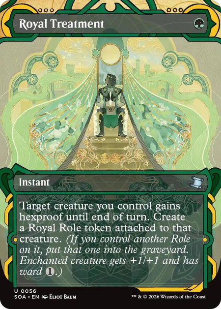 Royal Treatment - Secrets of Strixhaven: Mystical Archive Magic: The Gathering trading card