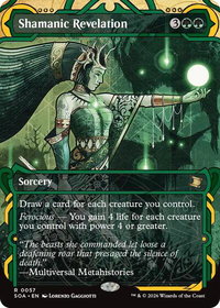 Shamanic Revelation - Secrets of Strixhaven: Mystical Archive (SOA) #57 - Rare Magic: The Gathering Trading Card