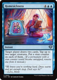 Homesickness - Secrets of Strixhaven (SOS) #53 - Uncommon Magic: The Gathering Trading Card