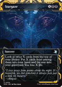 Stargaze - Secrets of Strixhaven: Mystical Archive (SOA) #34 - Uncommon Magic: The Gathering Trading Card