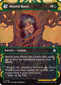 Shared Roots - Secrets of Strixhaven: Mystical Archive (SOA) #58 - Uncommon Magic: The Gathering Trading Card