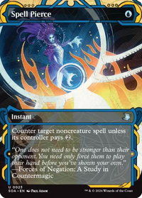 Spell Pierce - Secrets of Strixhaven: Mystical Archive (SOA) #23 - Uncommon Magic: The Gathering Trading Card