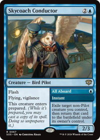 Skycoach Conductor - Secrets of Strixhaven (SOS) #67 - Rare Magic: The Gathering Trading Card