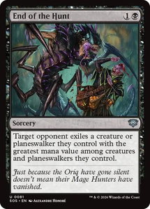 End of the Hunt - Secrets of Strixhaven (SOS) #81 - Uncommon Magic: The Gathering Trading Card
