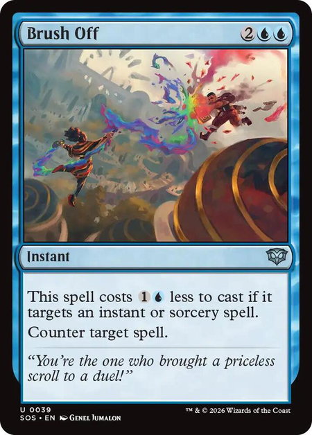 Brush Off - Secrets of Strixhaven Magic: The Gathering trading card