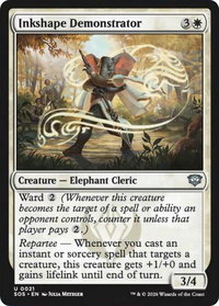 Inkshape Demonstrator - Secrets of Strixhaven (SOS) #21 - Uncommon Magic: The Gathering Trading Card