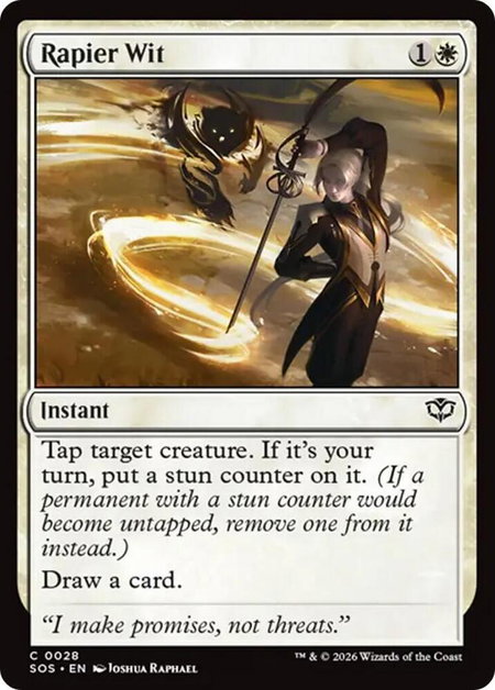 Rapier Wit - Secrets of Strixhaven Magic: The Gathering trading card