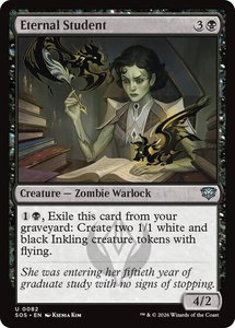 Eternal Student - Secrets of Strixhaven (SOS) #82 - Uncommon Magic: The Gathering Trading Card