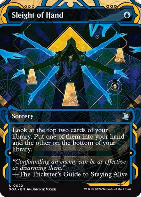 Sleight of Hand - Secrets of Strixhaven: Mystical Archive Magic: The Gathering trading card