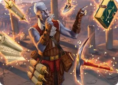 Dig Site Inventory Art Card - Art Series: Secrets of Strixhaven Magic: The Gathering trading card