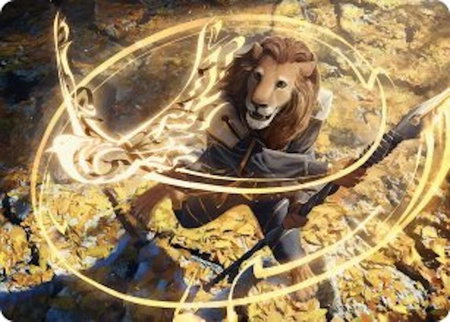 Eager Glyphmage Art Card - Art Series: Secrets of Strixhaven Magic: The Gathering trading card