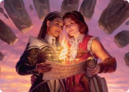 Joined Researchers Art Card - Art Series: Secrets of Strixhaven Magic: The Gathering trading card