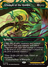 Triumph of the Hordes - Secrets of Strixhaven: Mystical Archive (SOA) #59 - Mythic Rare Magic: The Gathering Trading Card