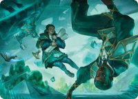Divergent Equation Art Card - Art Series: Secrets of Strixhaven (ASSOS) #7 - Special Magic: The Gathering Trading Card
