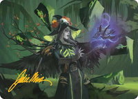 Emeritus of Woe Art Card (Gold-Stamped Signature) - Art Series: Secrets of Strixhaven (ASSOS) #10 - Special Magic: The Gathering Trading Card