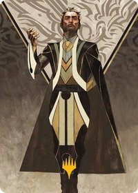 Ral Zarek, Guest Lecturer Art Card (Gold-Stamped Planeswalker Symbol) - Art Series: Secrets of Strixhaven (ASSOS) #27 - Special Magic: The Gathering Trading Card