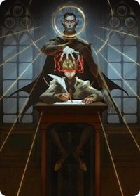 Vampiric Tutor Art Card - Art Series: Secrets of Strixhaven (ASSOS) #45 - Special Magic: The Gathering Trading Card