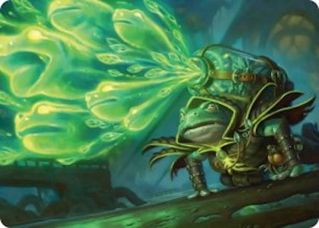 Burrog Barrage Art Card - Art Series: Secrets of Strixhaven Magic: The Gathering trading card