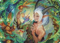 Lumaret's Favor Art Card - Art Series: Secrets of Strixhaven (ASSOS) #16 - Special Magic: The Gathering Trading Card