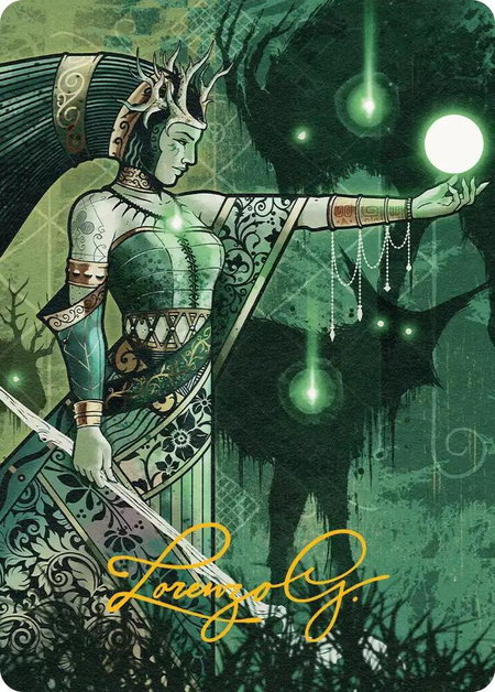 Shamanic Revelation Art Card (Gold-Stamped Signature) - Art Series: Secrets of Strixhaven Magic: The Gathering trading card
